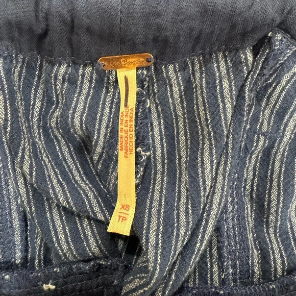 Free People pants oversized striped harem runy-on . - Picture 8 of 10